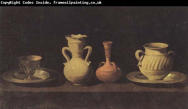 Francisco de Zurbaran Still Life with Pottery